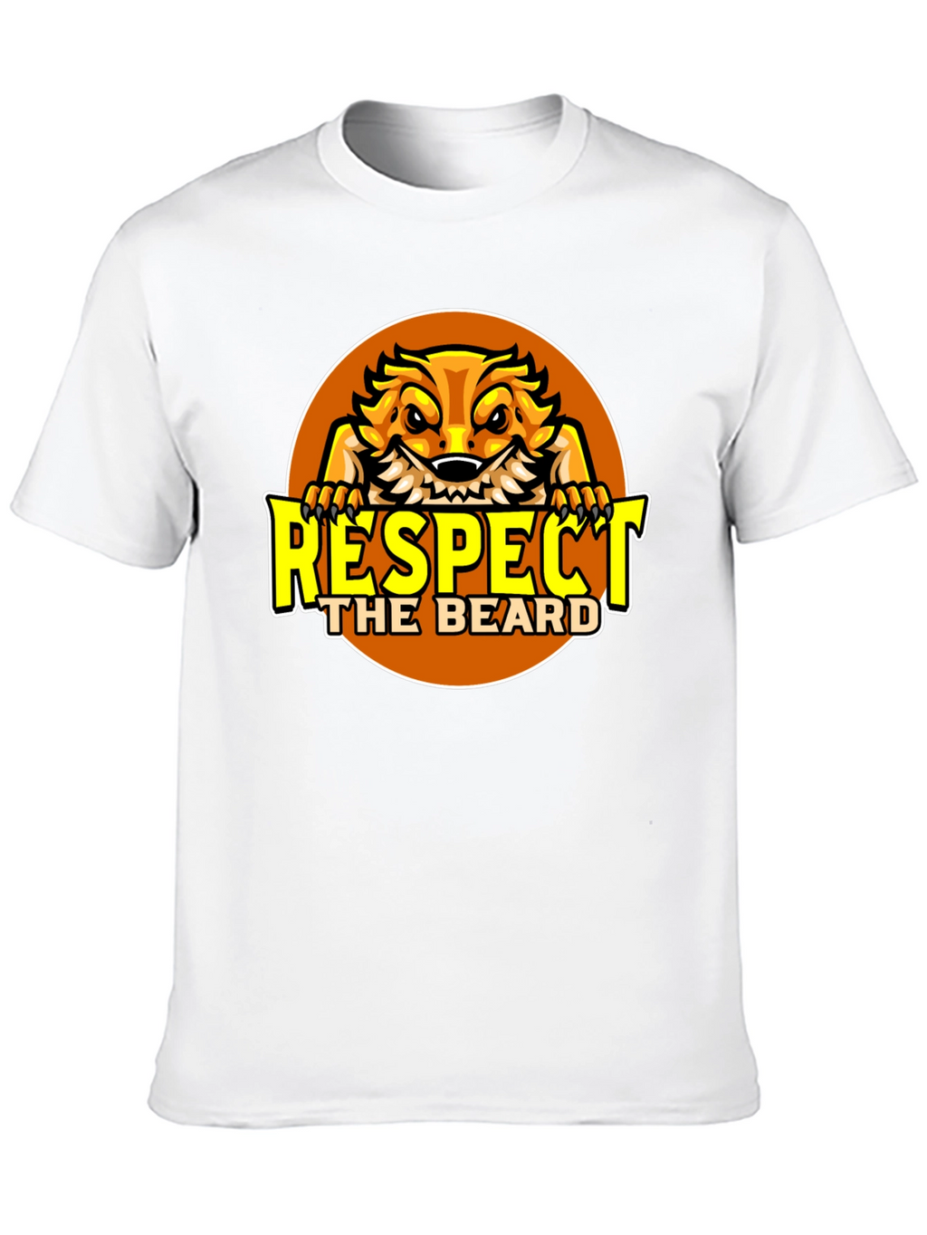 Respect the Beard T-Shirt Bearded Dragon Design