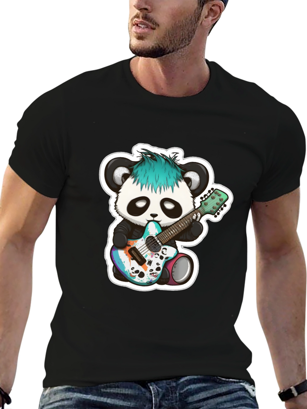 Panda Rocker Graphic Tee
