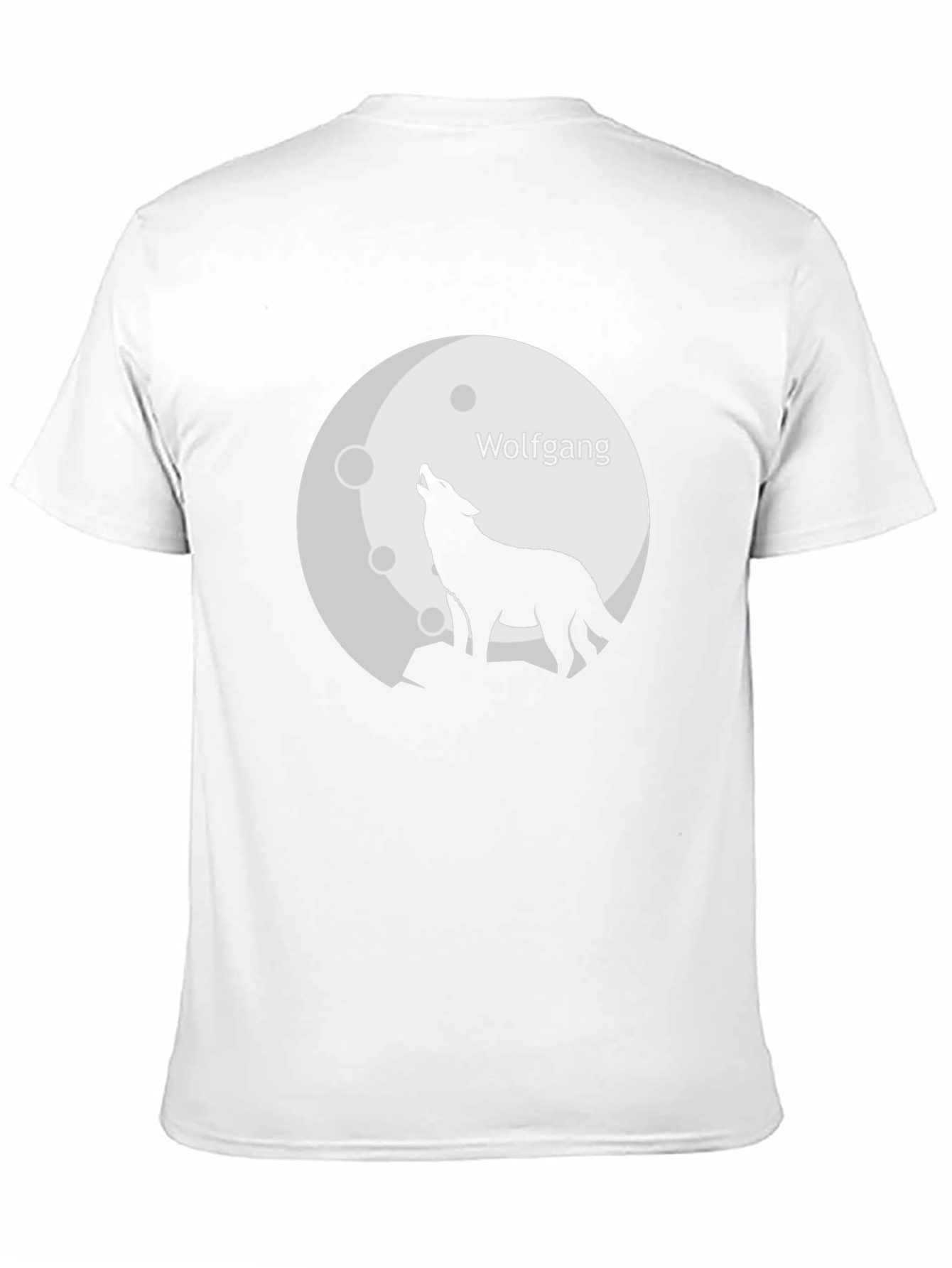Wolf Moon Wolfgang Black T-Shirt