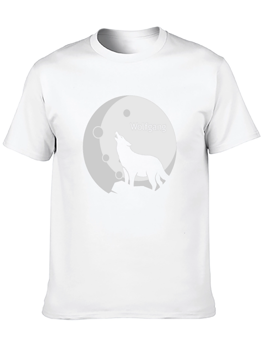 Wolf Moon Wolfgang Black T-Shirt