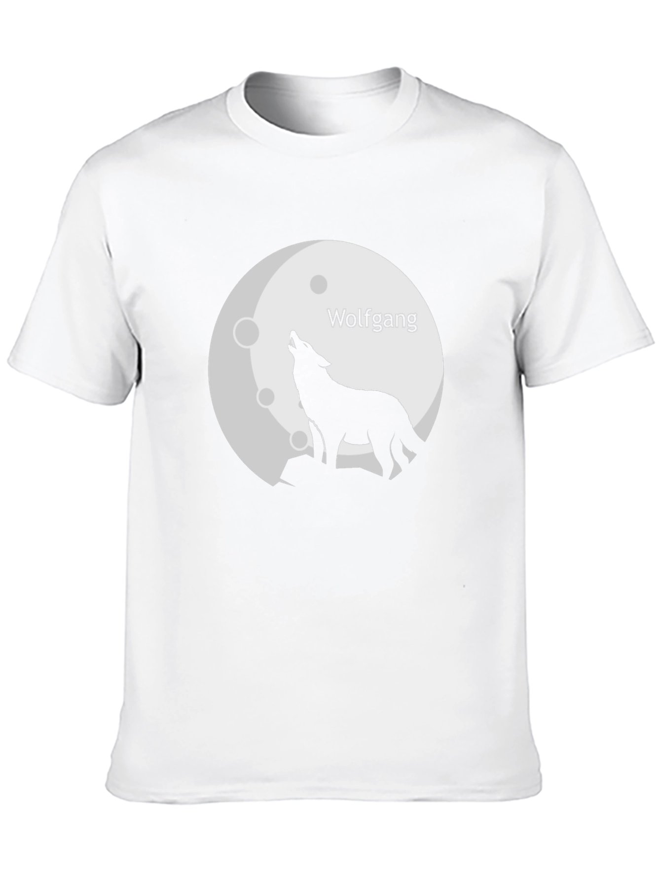 Wolf Moon Wolfgang Black T-Shirt