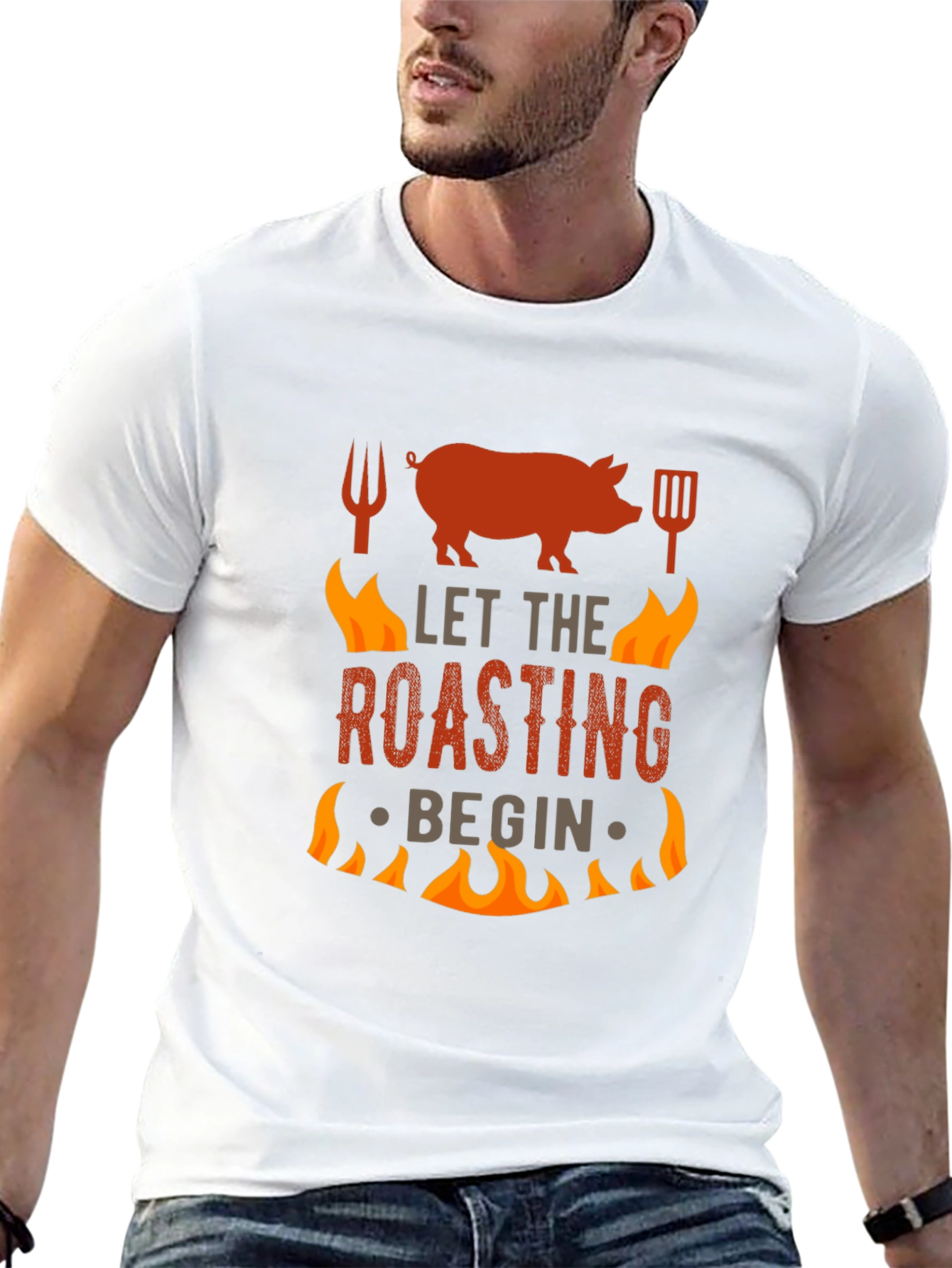 BBQ Roasting T-Shirt - Let The Roasting Begin!