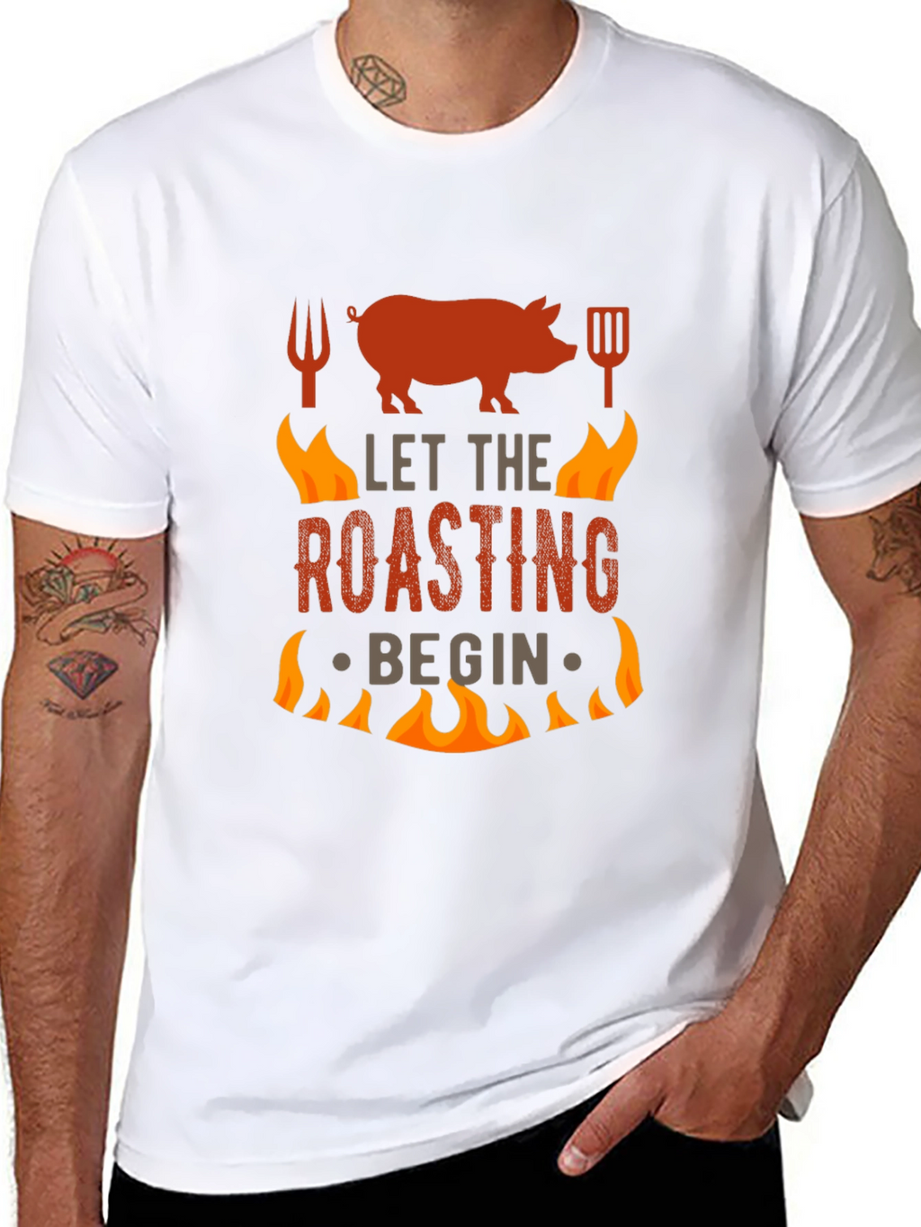 BBQ Roasting T-Shirt - Let The Roasting Begin!