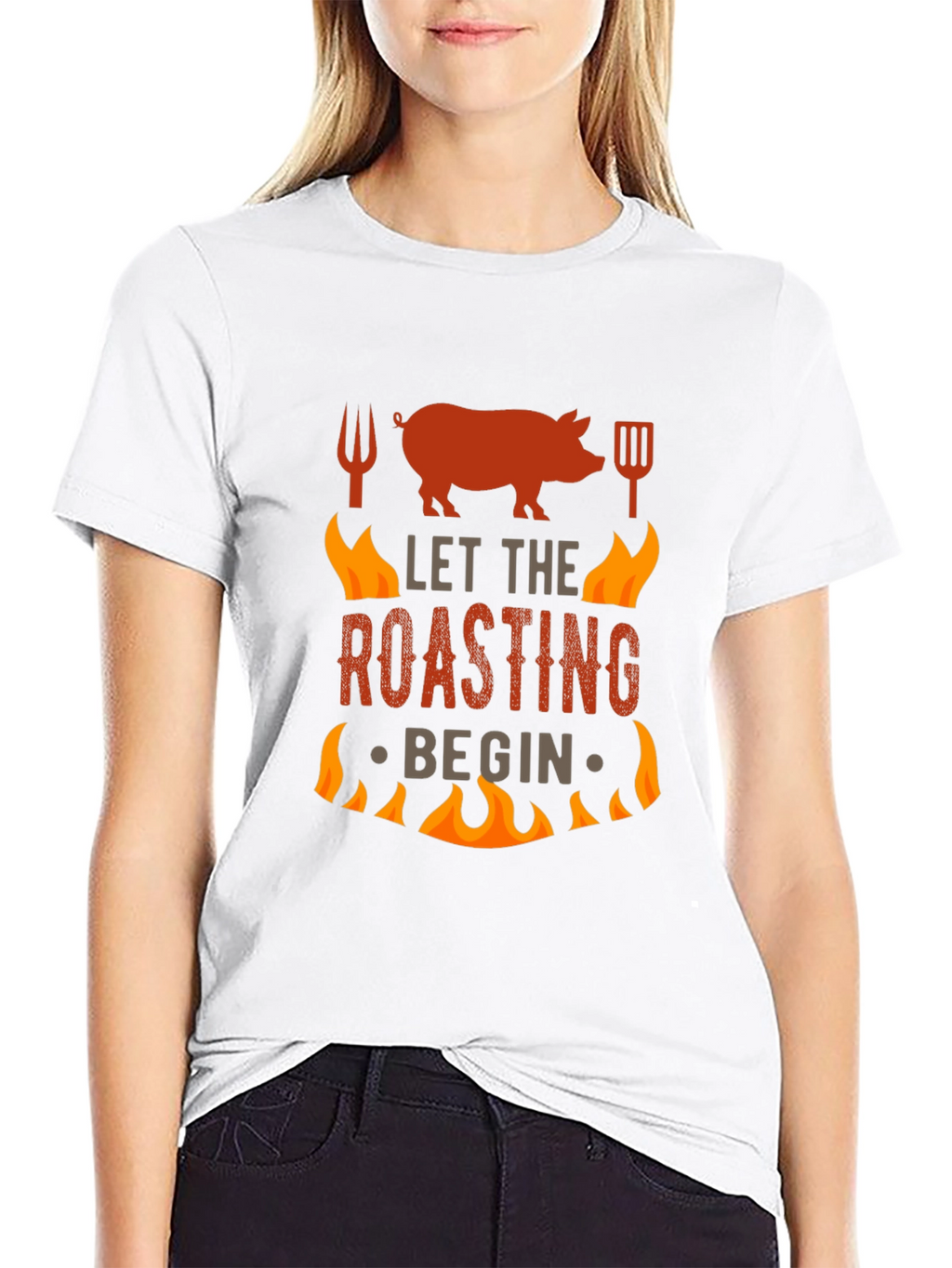 BBQ Roasting T-Shirt - Let The Roasting Begin!