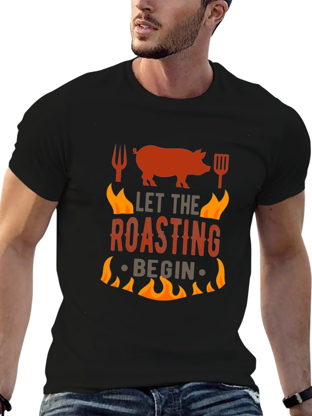 BBQ Roasting T-Shirt - Let The Roasting Begin!