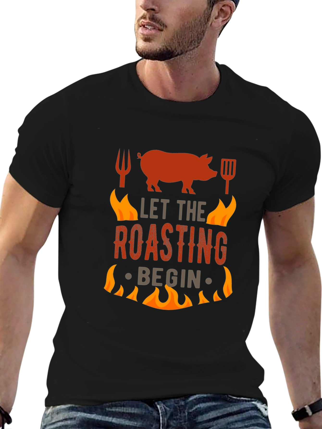 BBQ Roasting T-Shirt - Let The Roasting Begin!