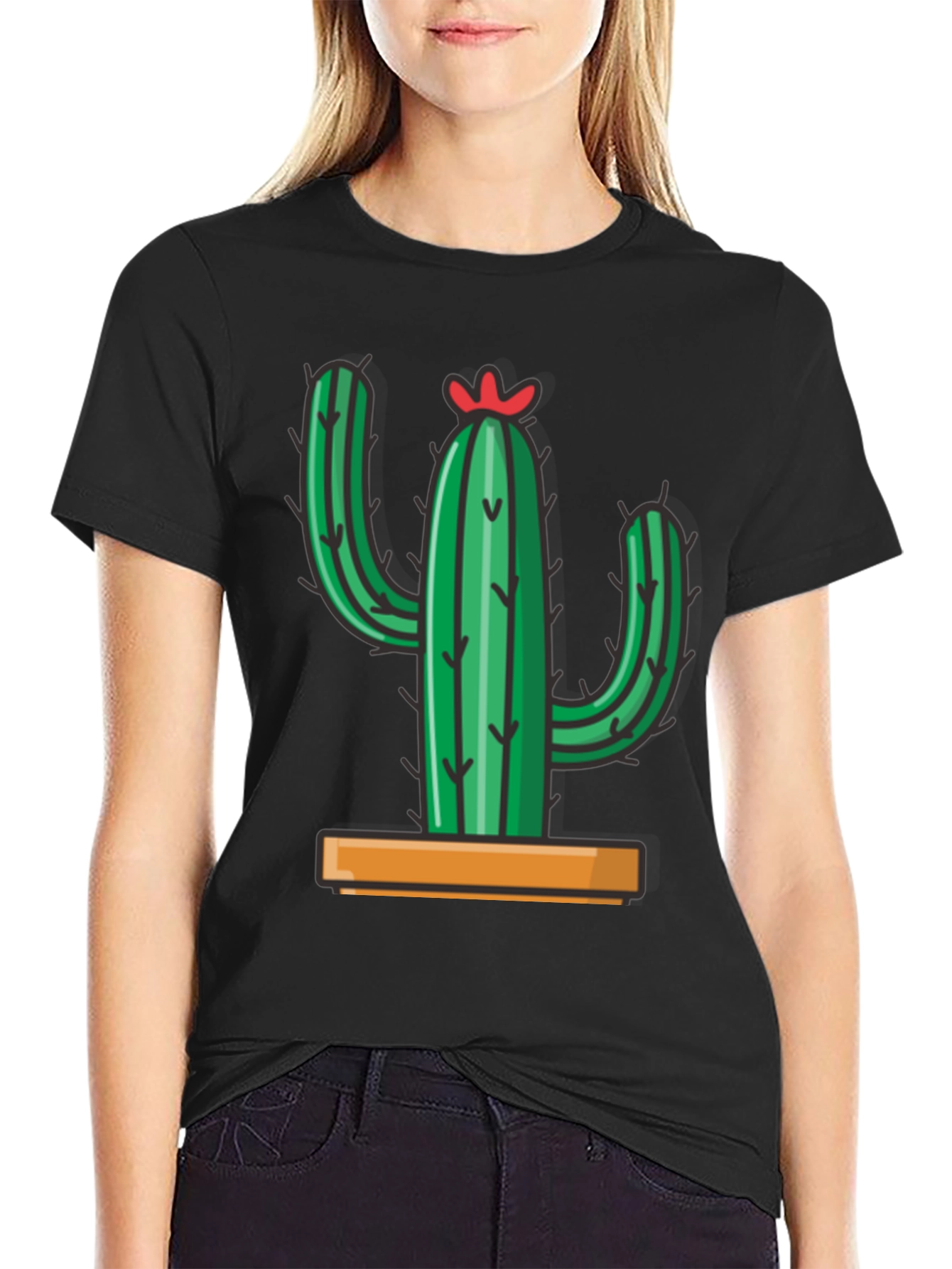 Cactus T-Shirt - Trendy Graphic Tee