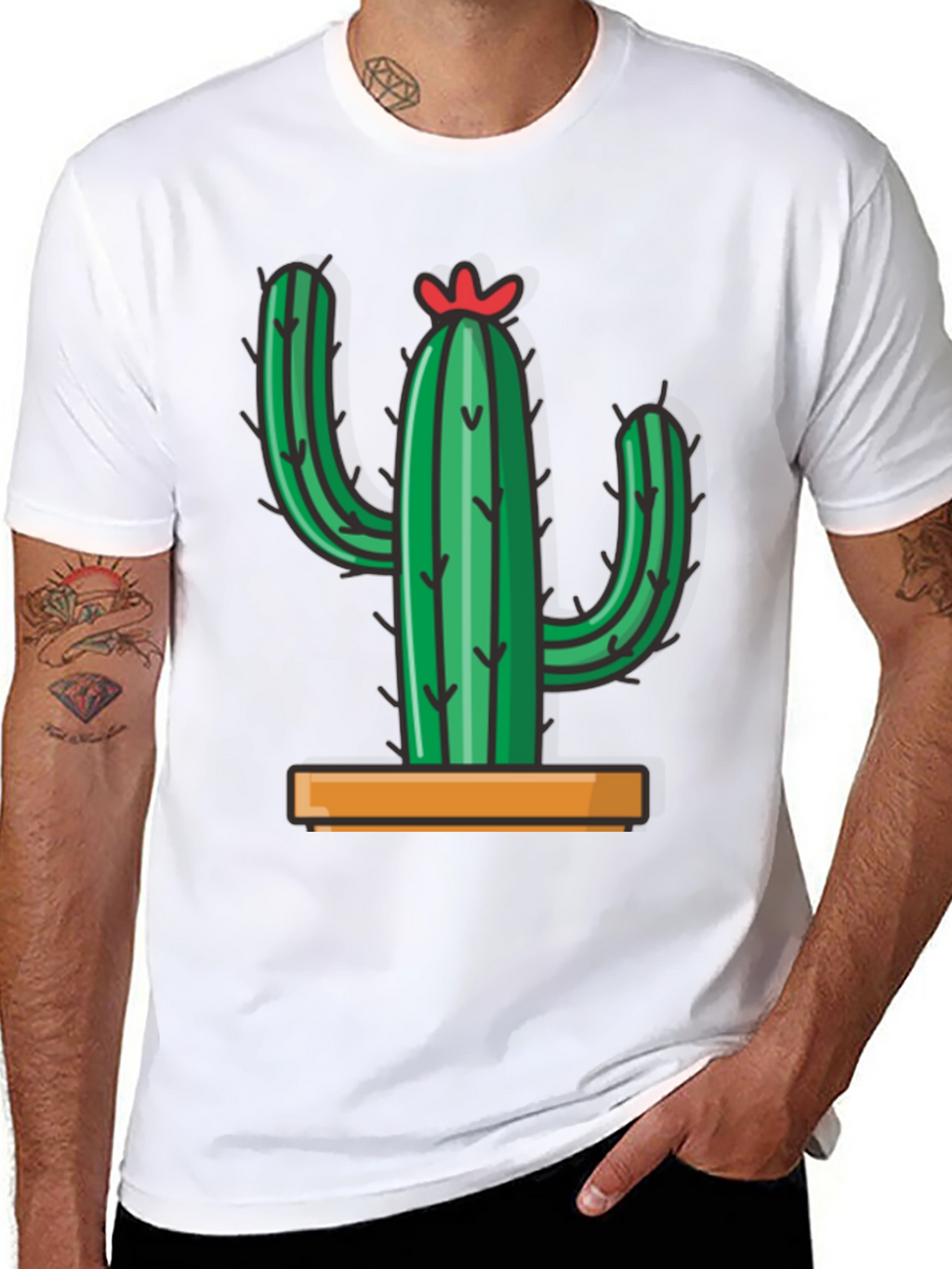 Cactus T-Shirt - Trendy Graphic Tee