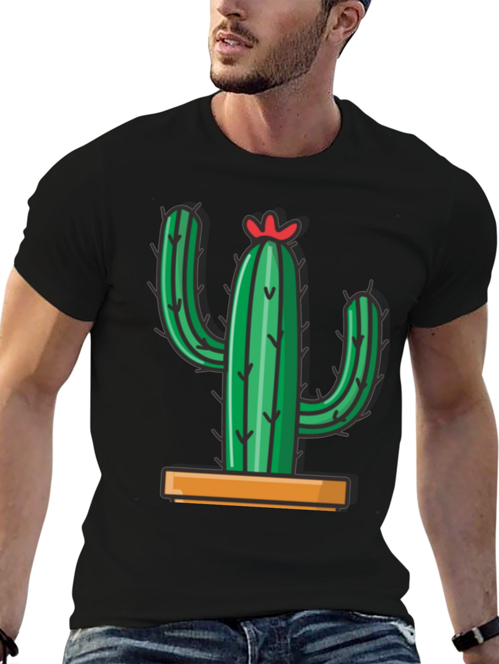 Cactus T-Shirt - Trendy Graphic Tee