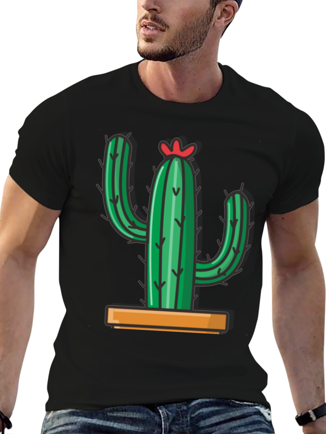 Cactus T-Shirt - Trendy Graphic Tee