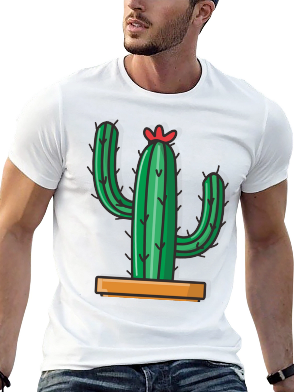Cactus T-Shirt - Trendy Graphic Tee
