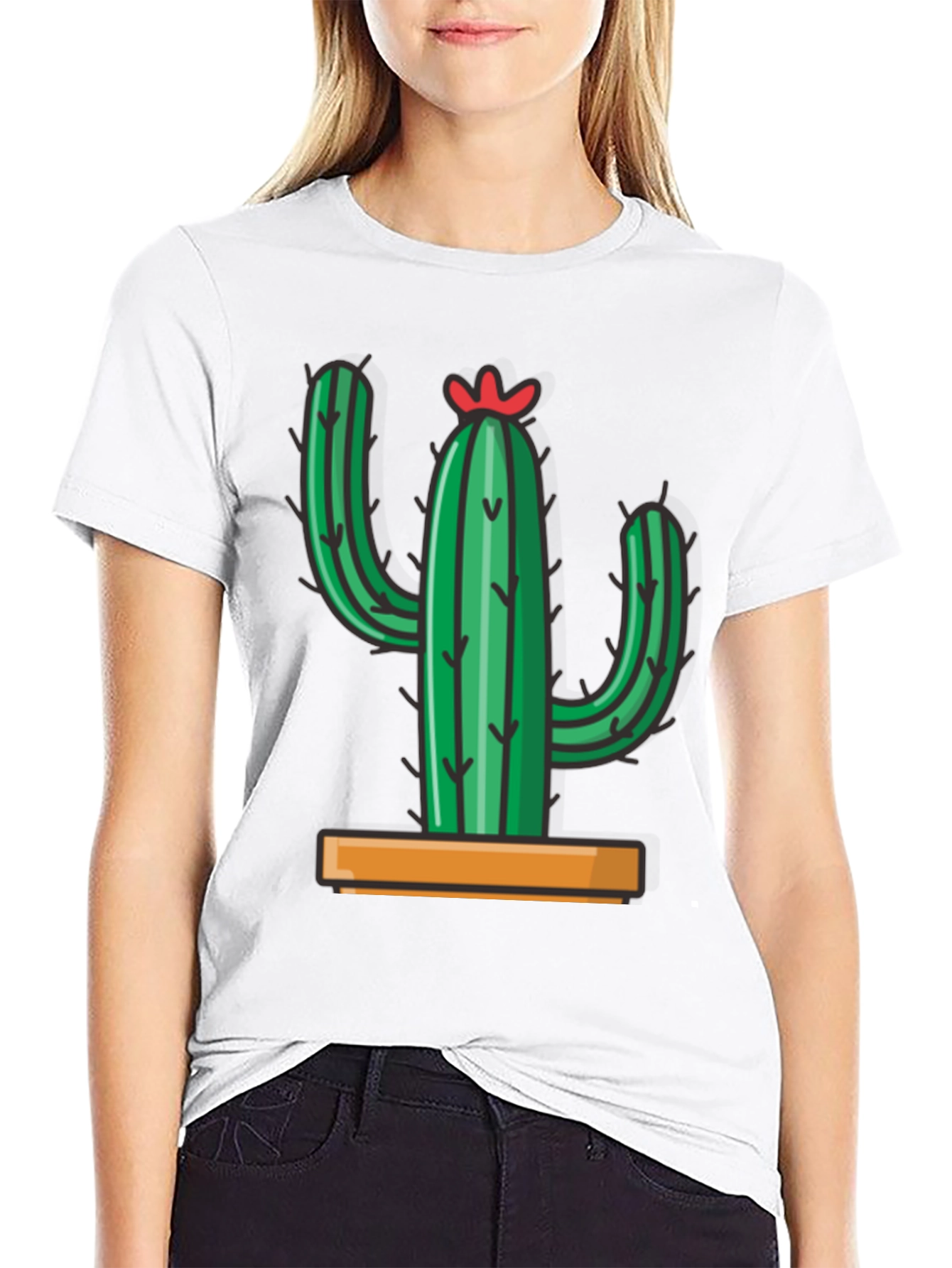 Cactus T-Shirt - Trendy Graphic Tee