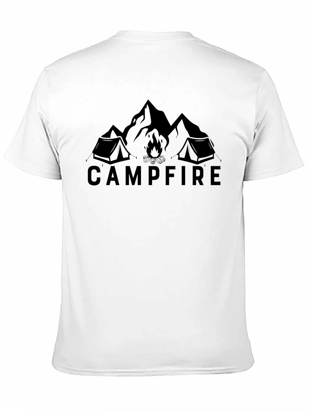 Campfire Graphic T-Shirt - Outdoor Adventure Tee