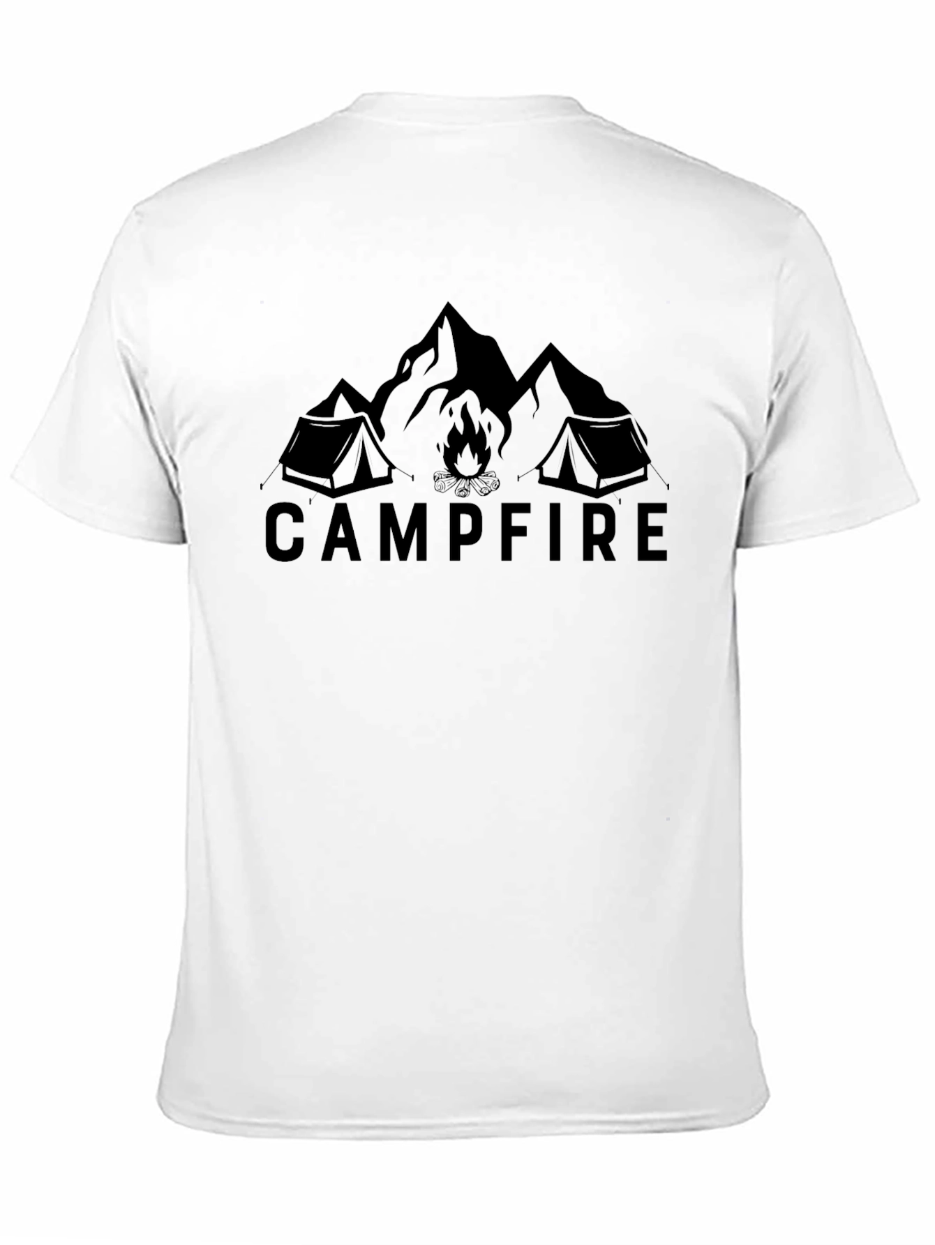 Campfire Graphic T-Shirt - Outdoor Adventure Tee