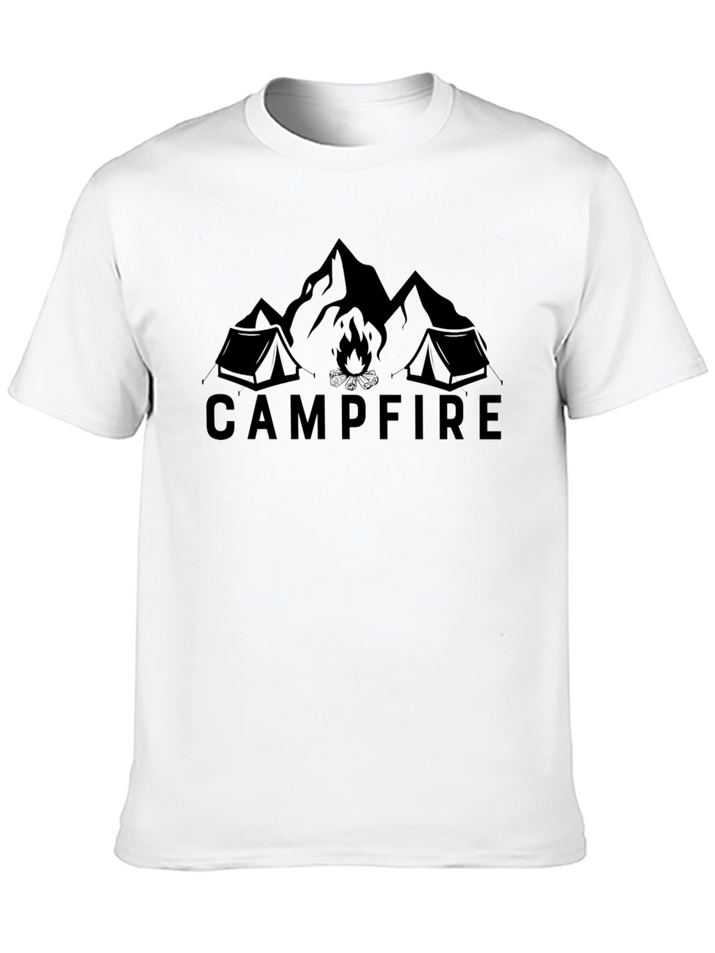 Campfire Graphic T-Shirt - Outdoor Adventure Tee