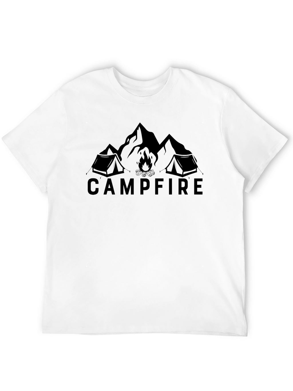 Campfire Graphic T-Shirt - Outdoor Adventure Tee