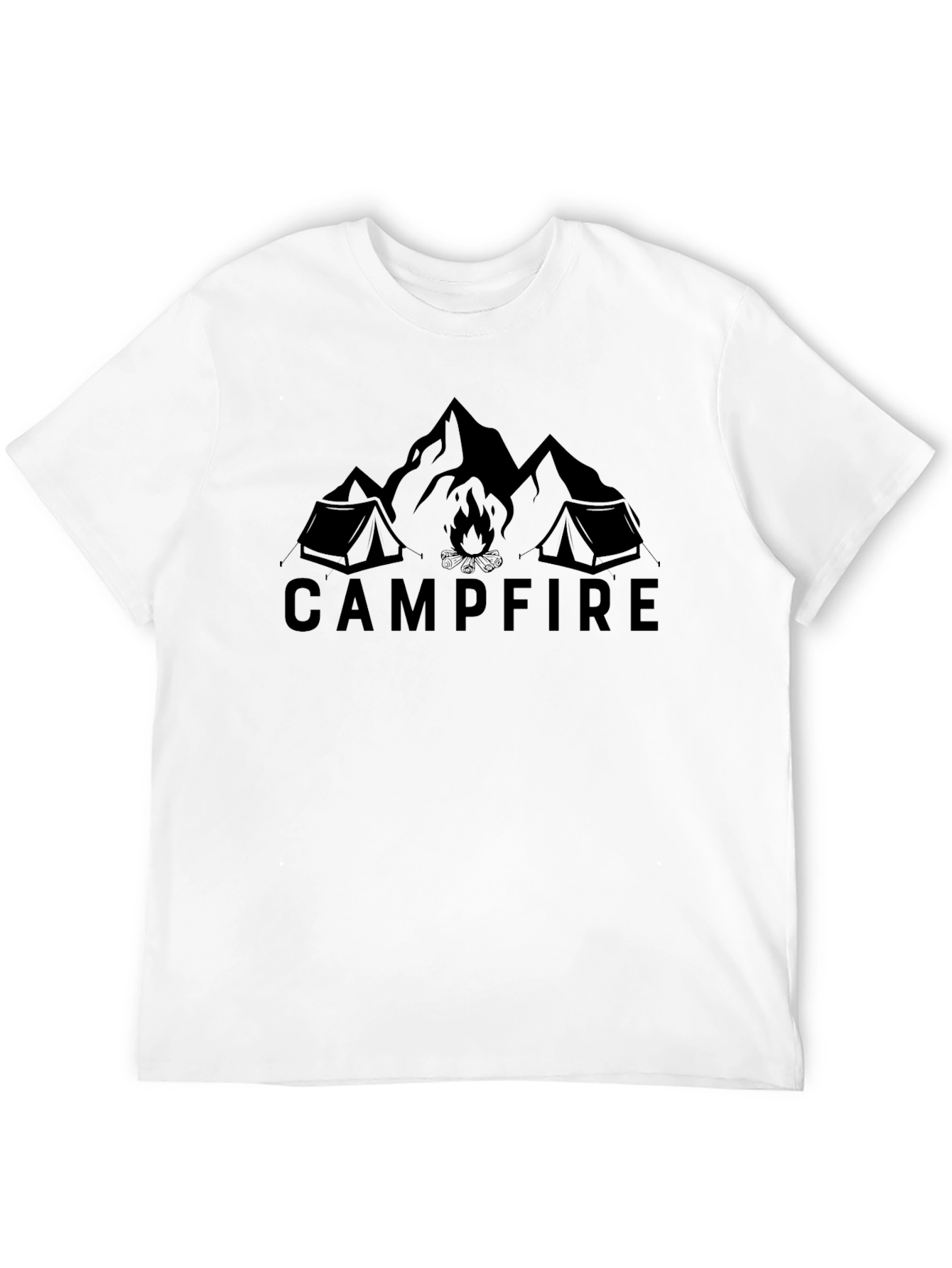 Campfire Graphic T-Shirt - Outdoor Adventure Tee
