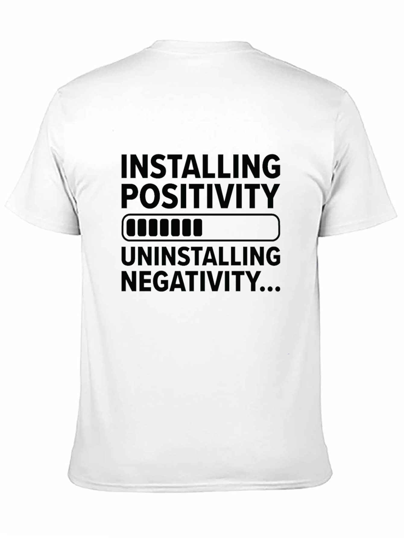 Installing Positivity T-Shirt - Black Graphic Tee