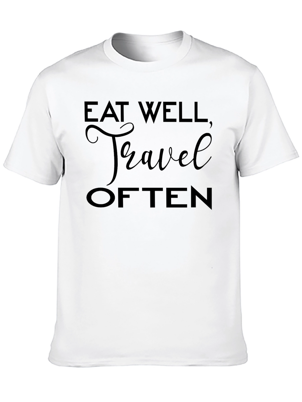 Eat Well Travel Often Graphic Tee