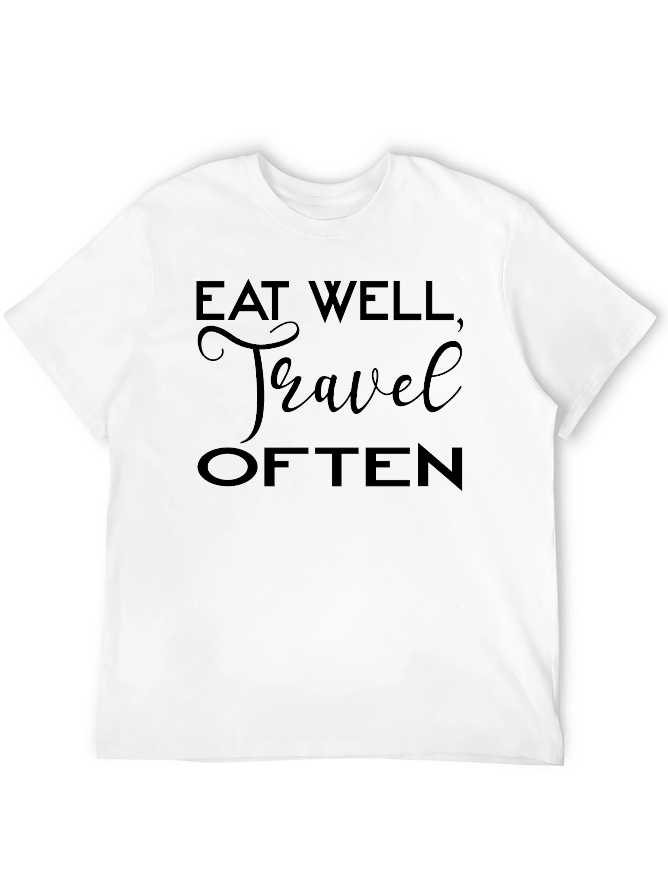 Eat Well Travel Often Graphic Tee