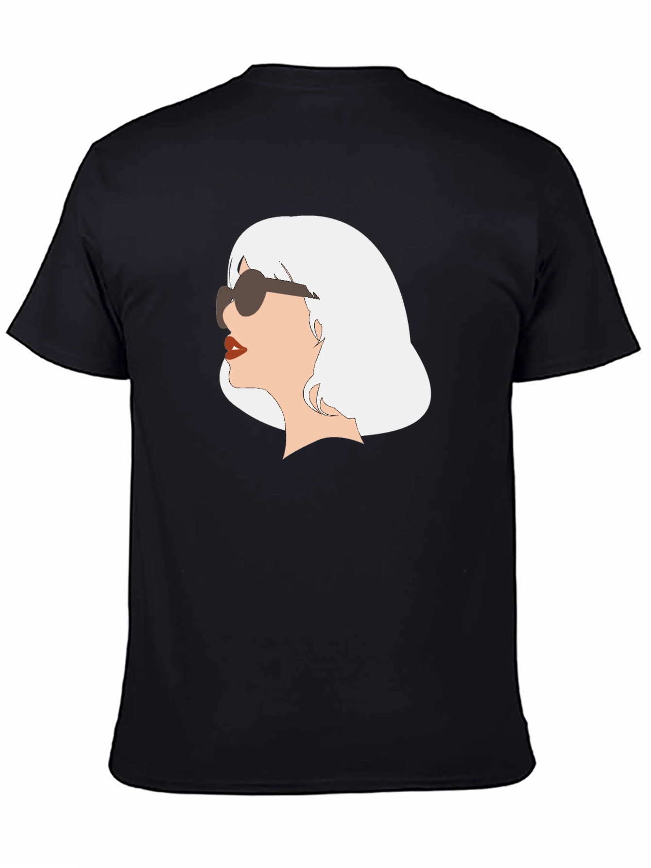 Retro Chic Tee - Woman with Sunglasses Graphic