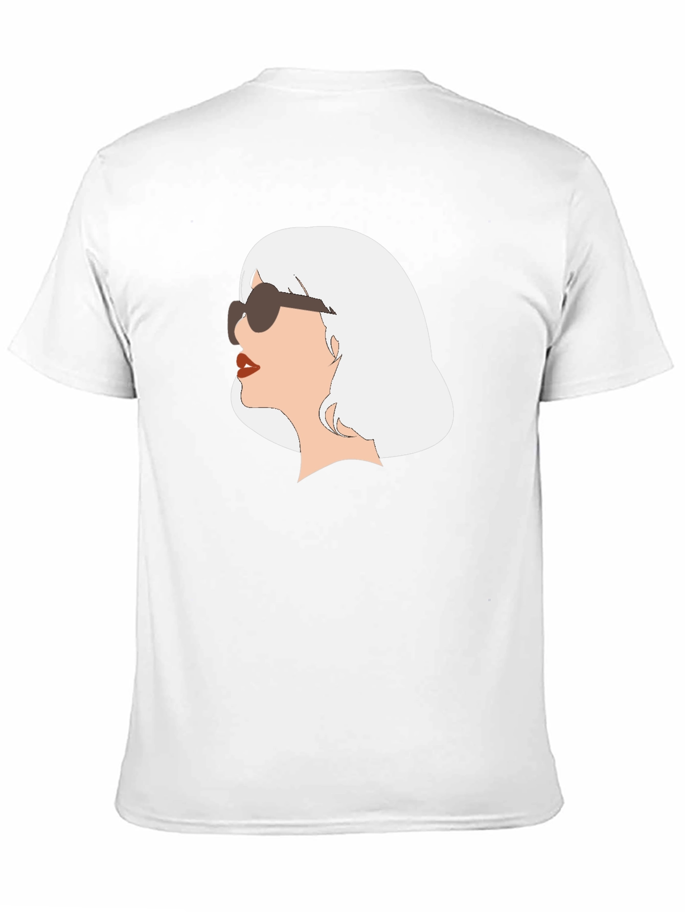 Retro Chic Tee - Woman with Sunglasses Graphic