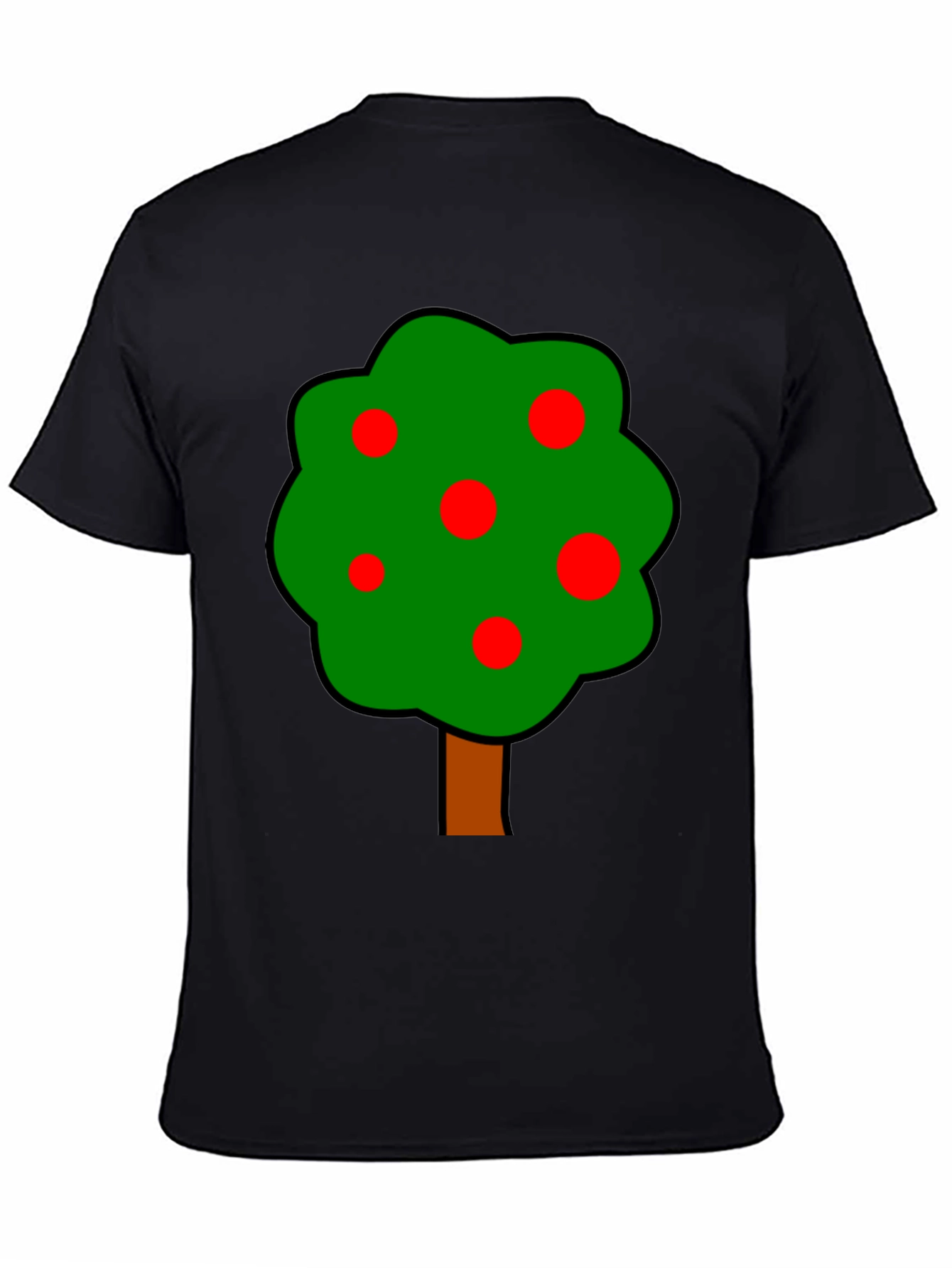Cartoon Tree Graphic T-Shirt