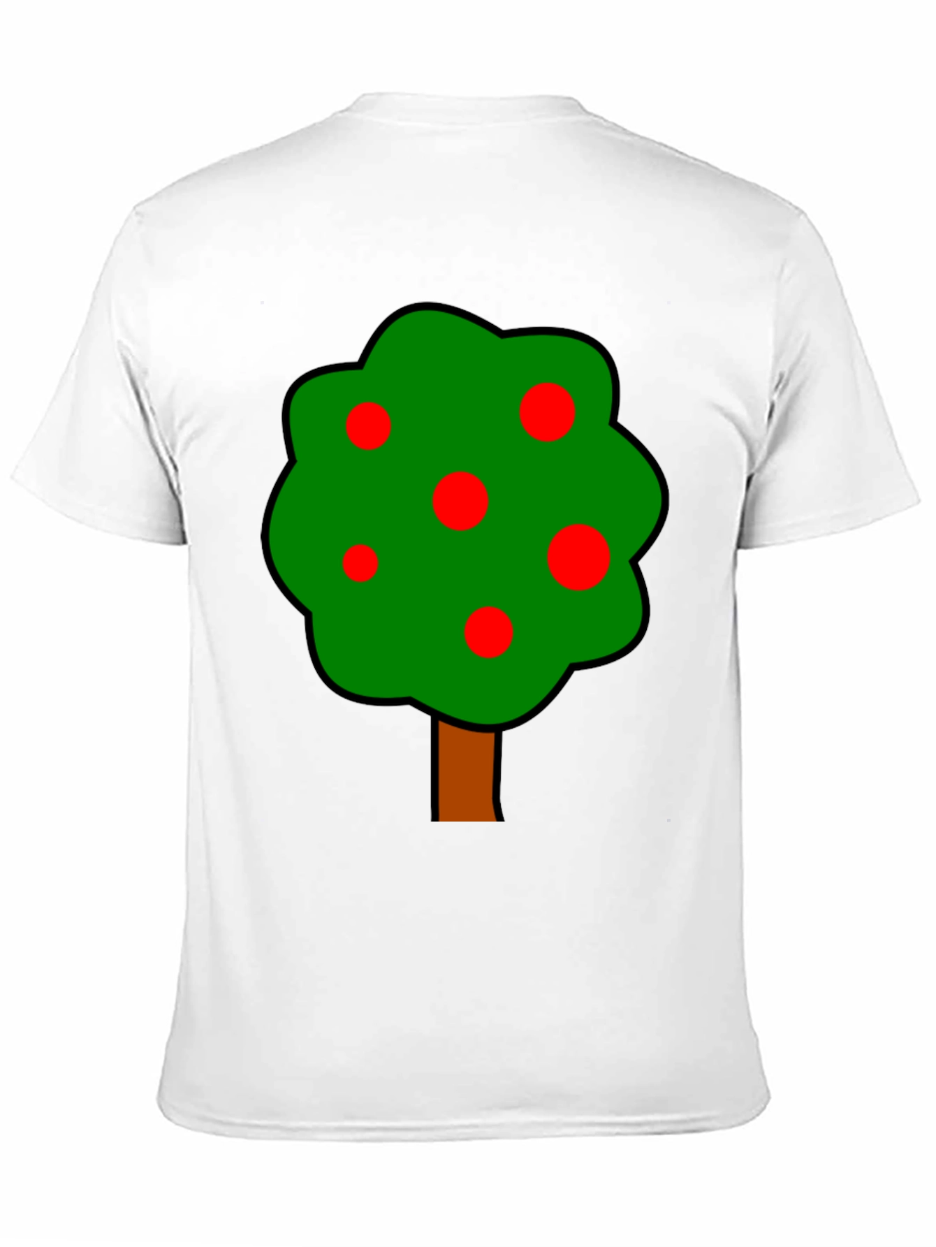 Cartoon Tree Graphic T-Shirt