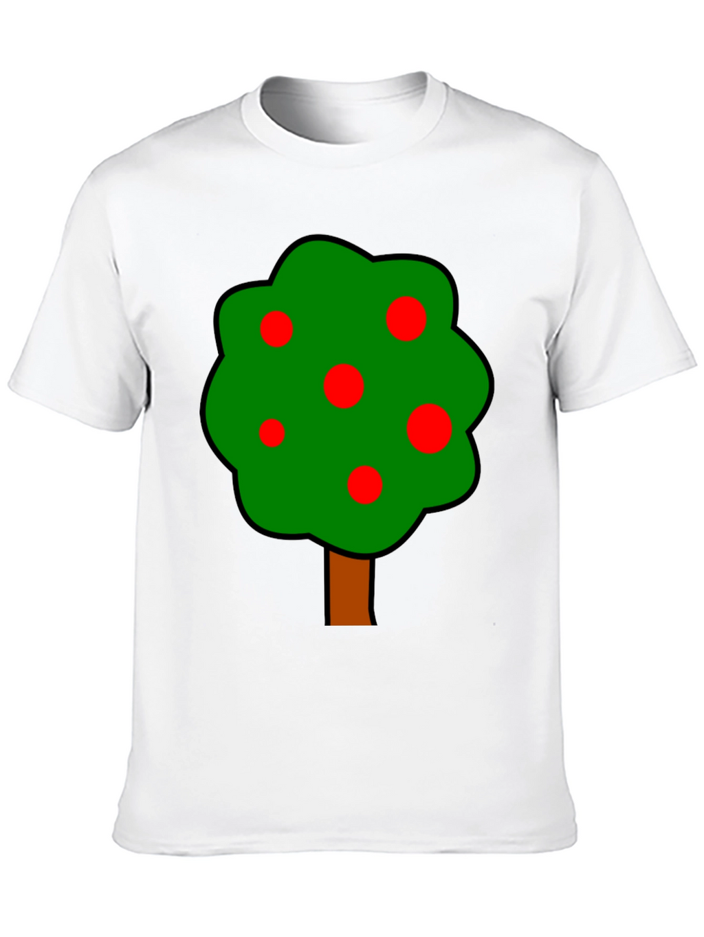 Cartoon Tree Graphic T-Shirt