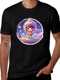 Cartoon Astronaut Unisex T-Shirt