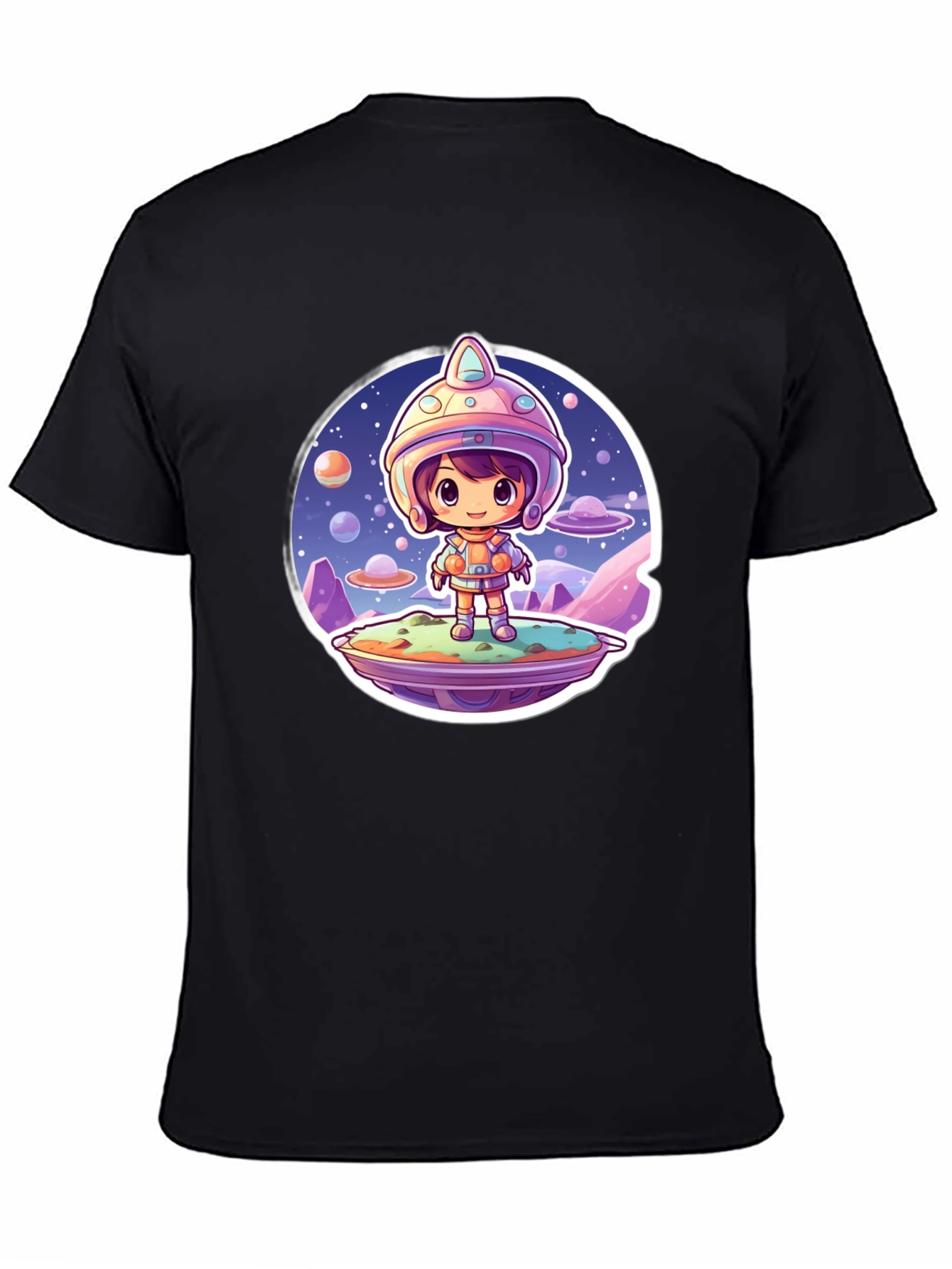 Cartoon Astronaut Unisex T-Shirt