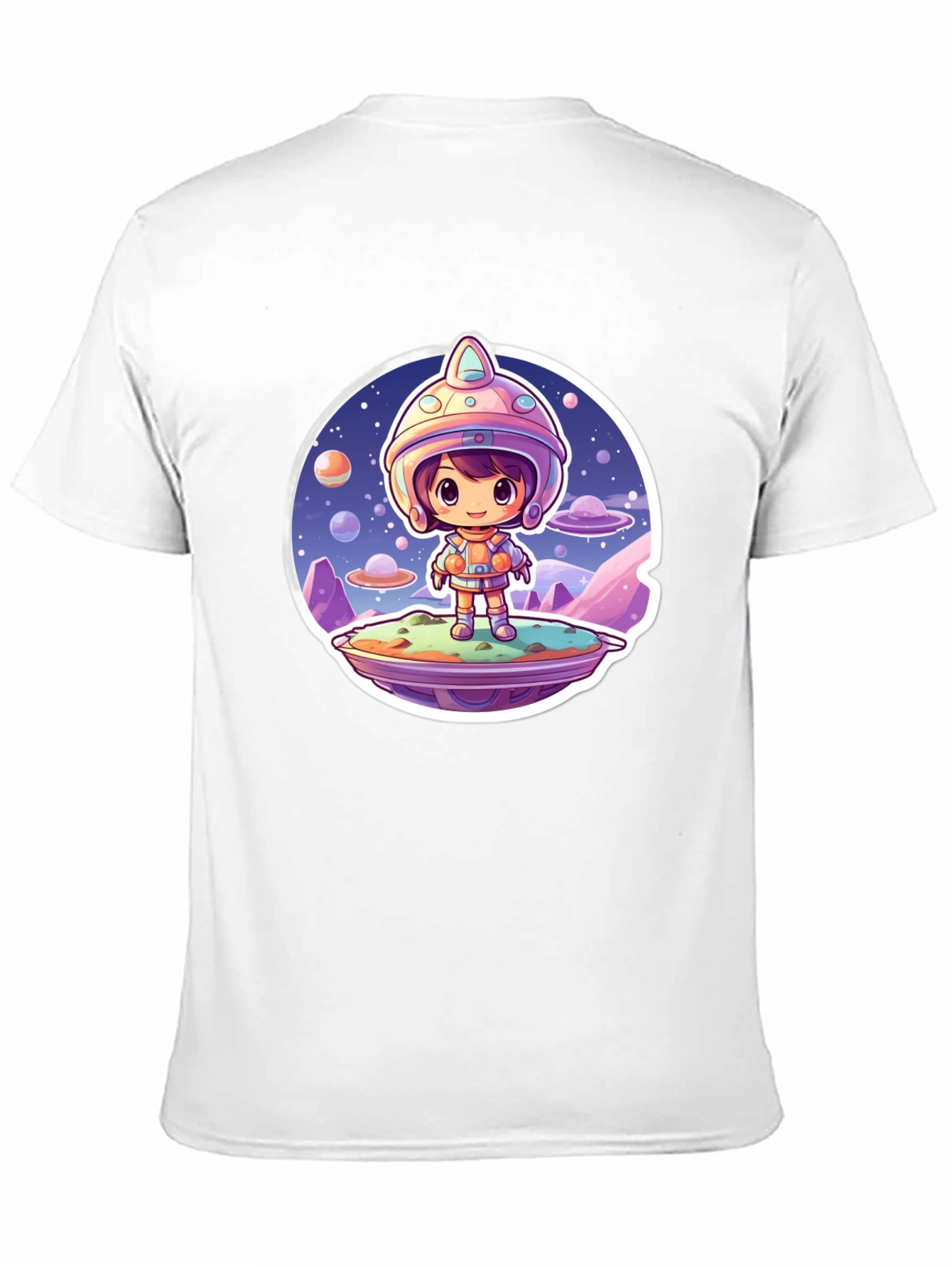Cartoon Astronaut Unisex T-Shirt