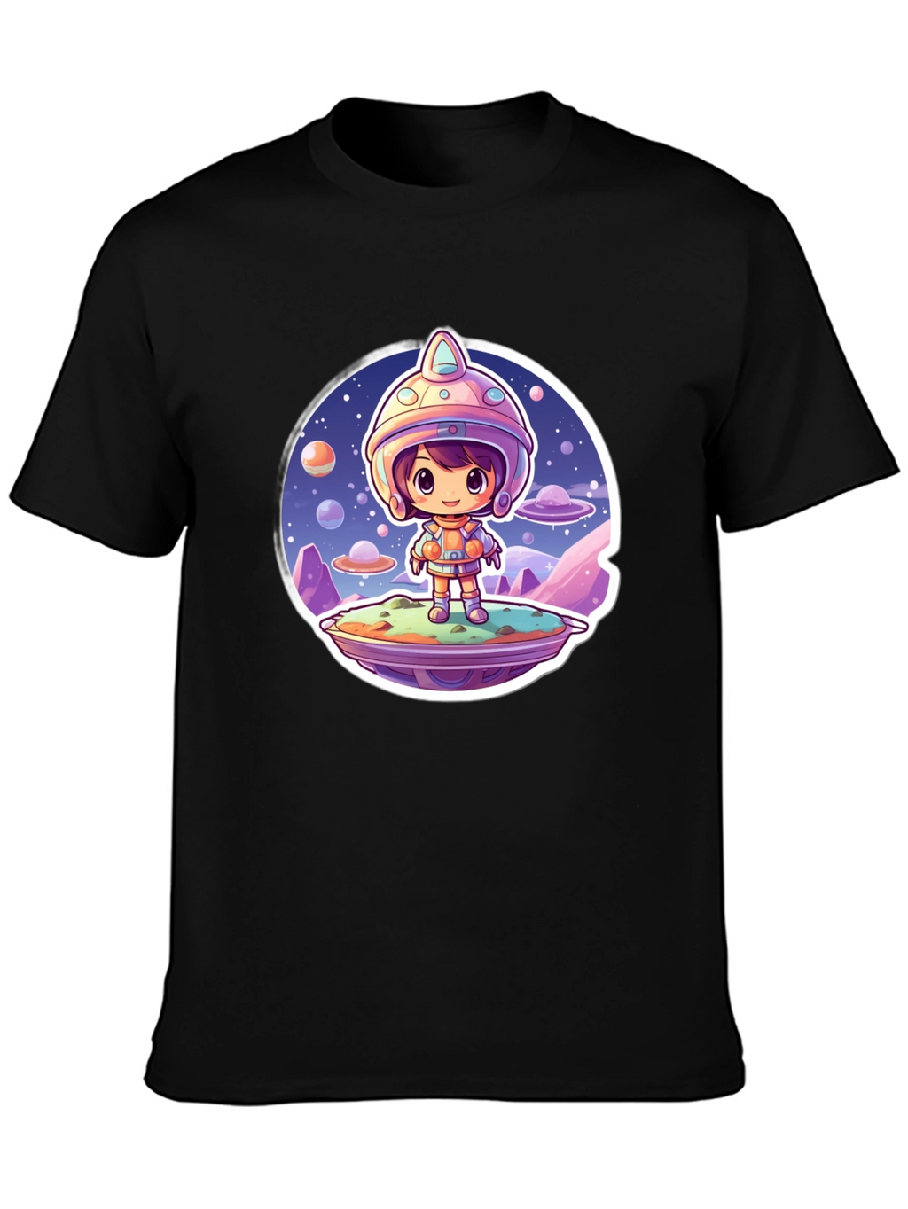 Cartoon Astronaut Unisex T-Shirt