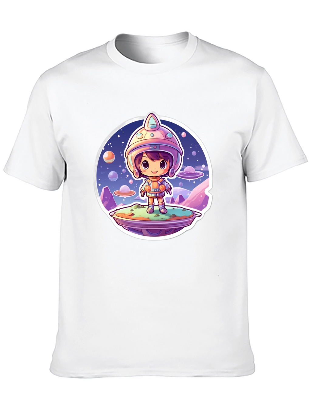 Cartoon Astronaut Unisex T-Shirt