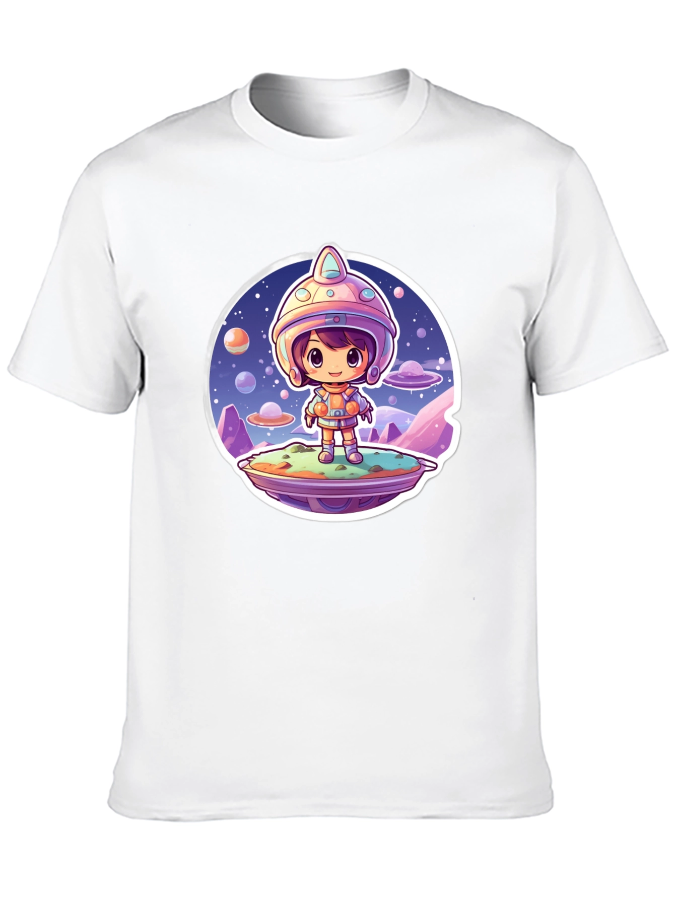 Cartoon Astronaut Unisex T-Shirt