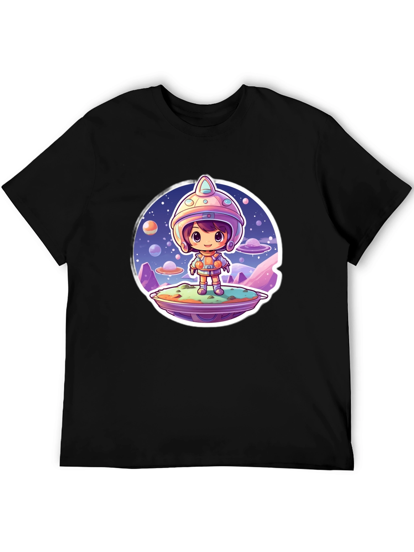 Cartoon Astronaut Unisex T-Shirt