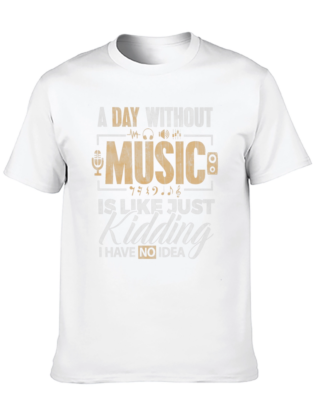 Music Lovers Tee: A Day Without Music