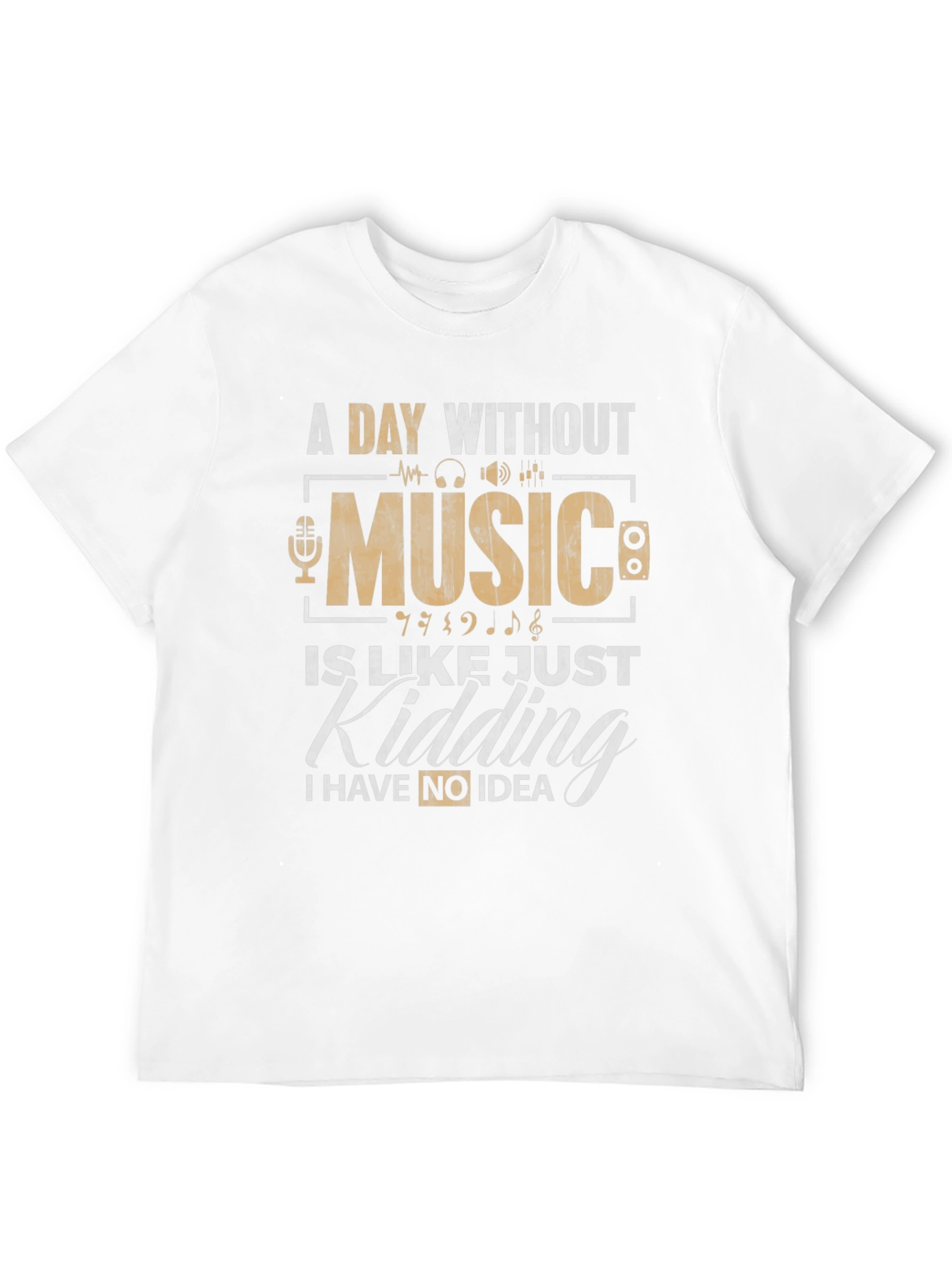 Music Lovers Tee: A Day Without Music