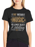 Music Lovers Tee: A Day Without Music