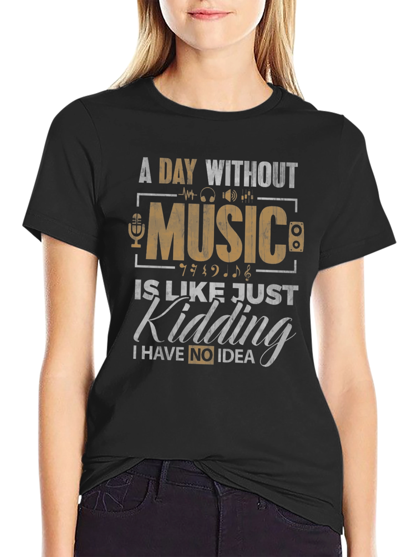 Music Lovers Tee: A Day Without Music