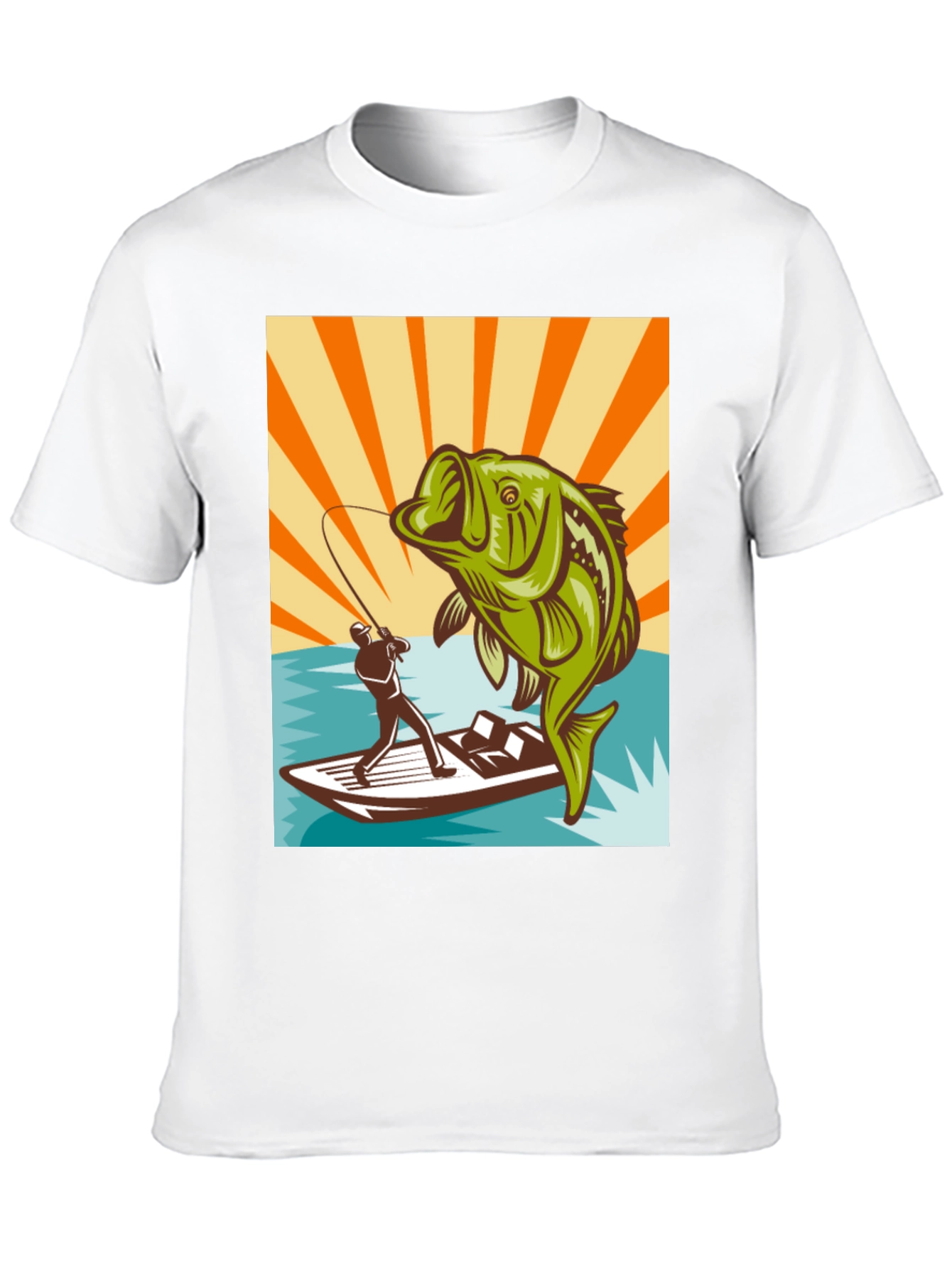 Fishing T-Shirt - Bass Design