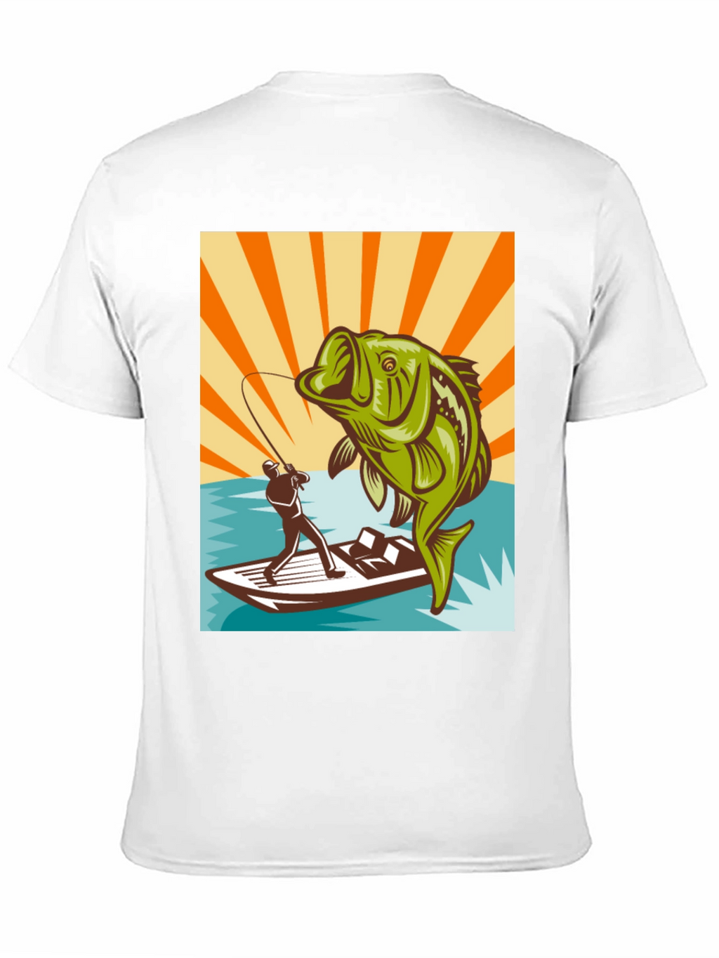 Fishing T-Shirt - Bass Design