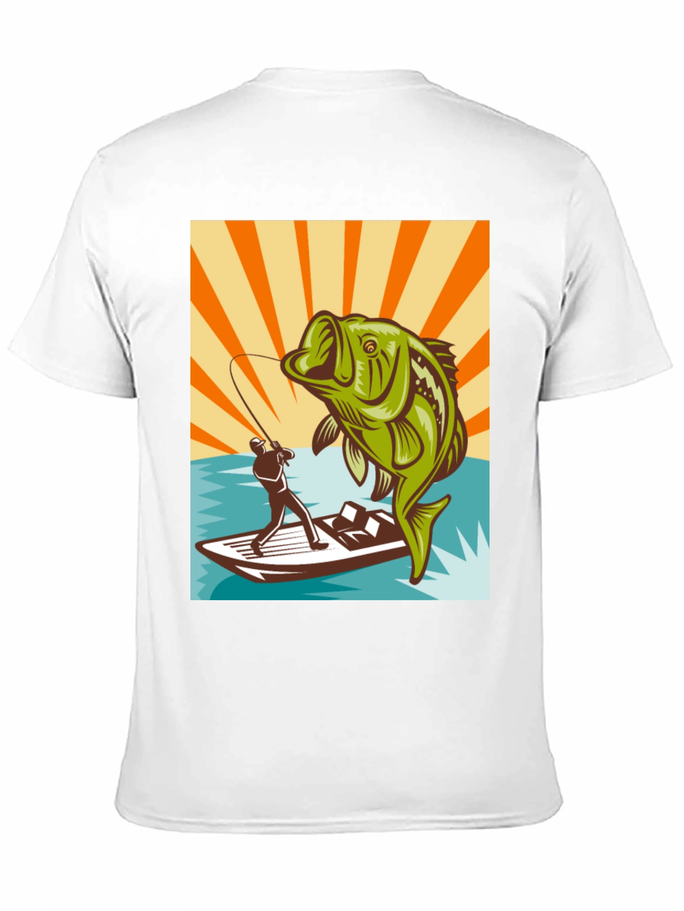 Fishing T-Shirt - Bass Design
