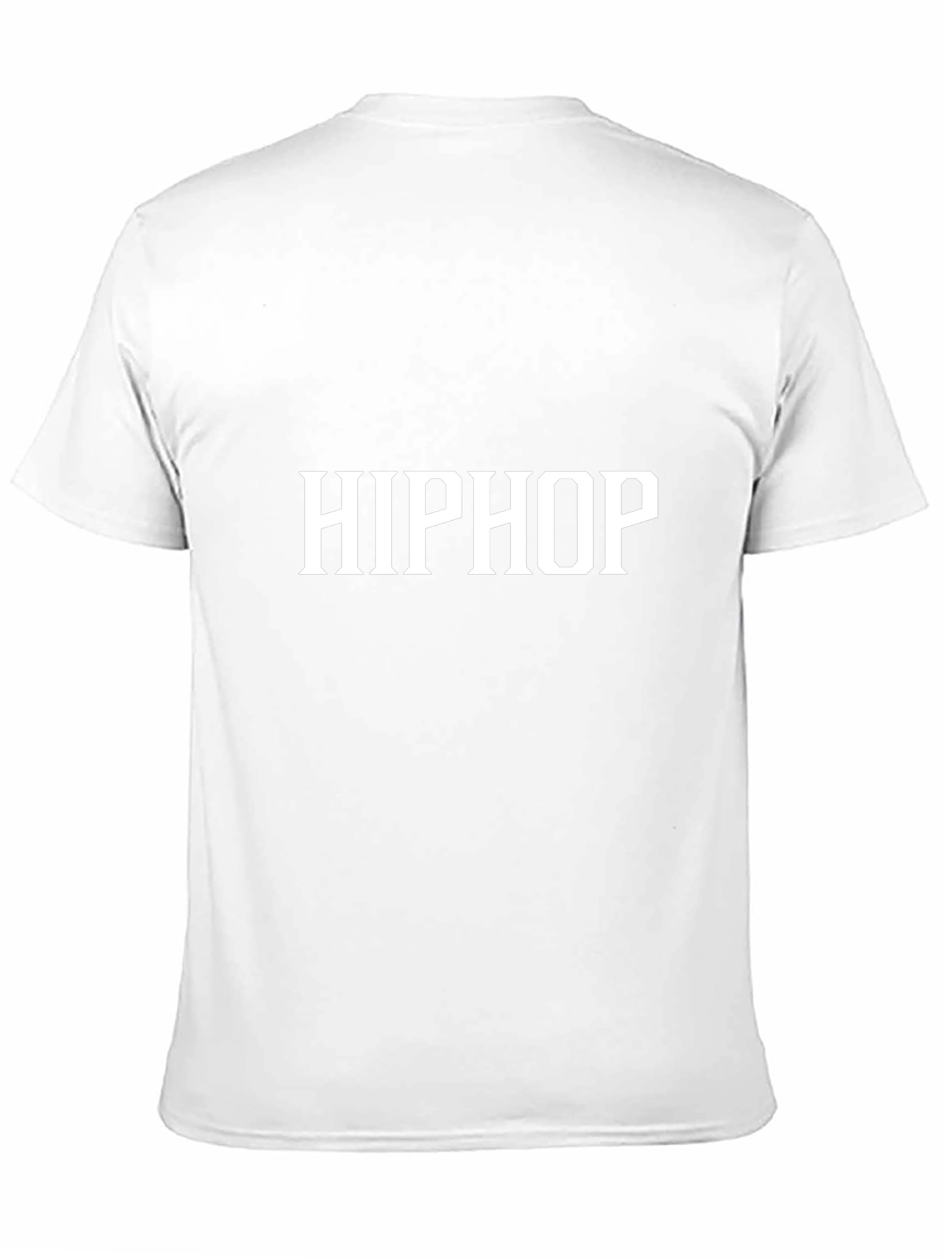 Black Hip Hop Graphic T-Shirt
