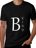 Be Kind Graphic Tee - Casual Black T-Shirt