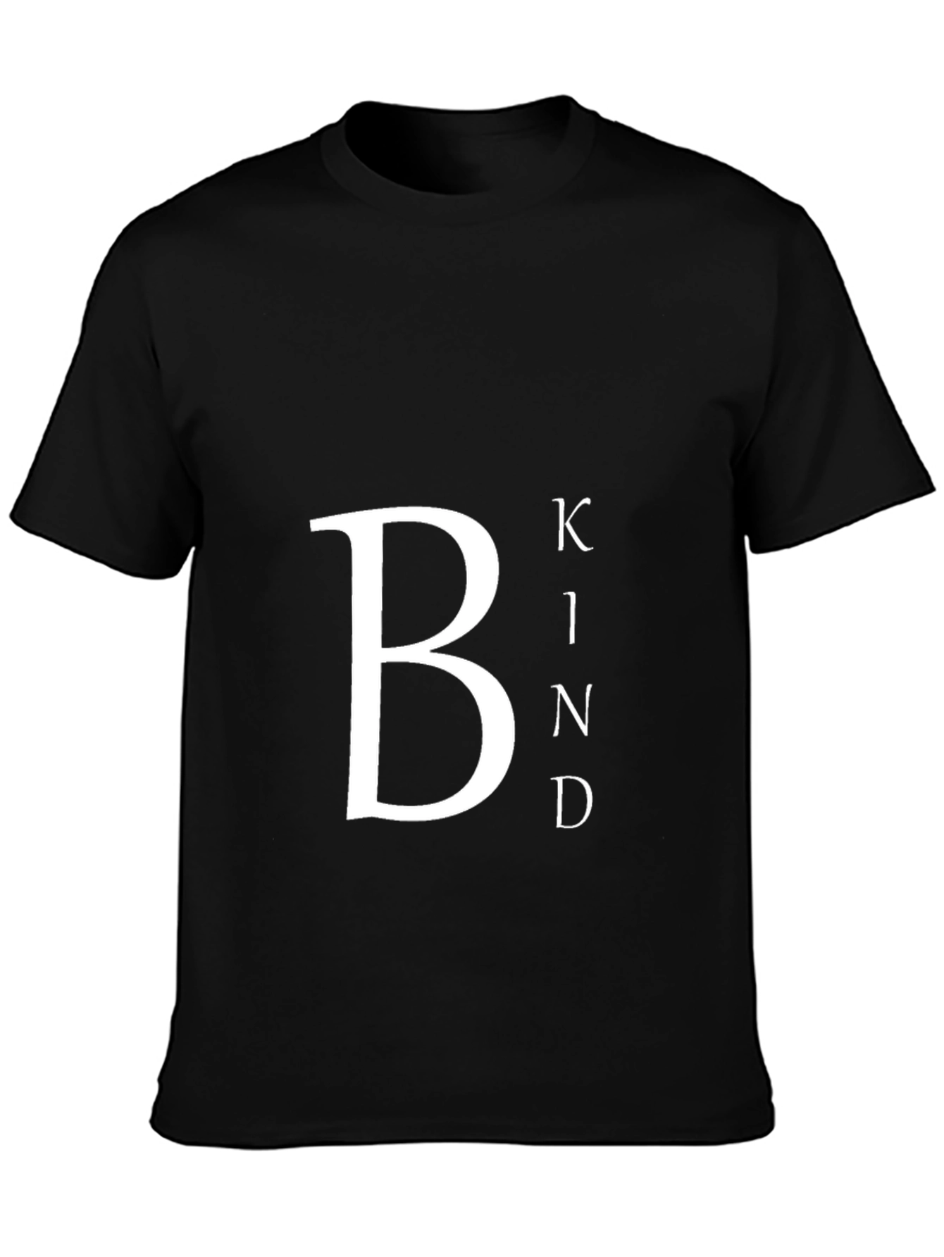 Be Kind Graphic Tee - Casual Black T-Shirt