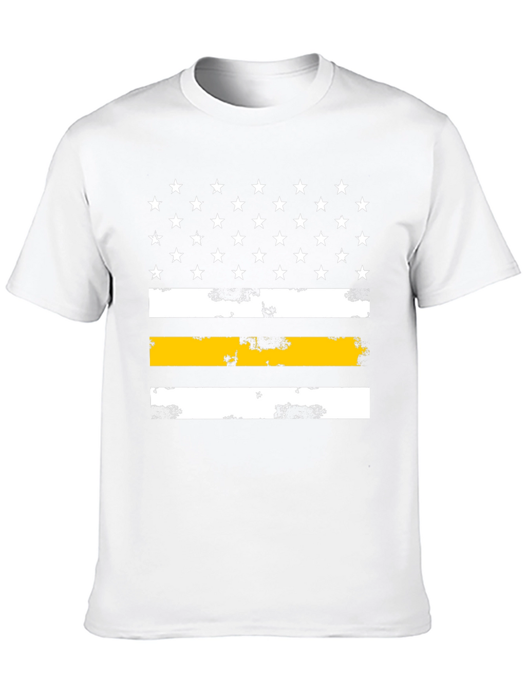 Thin Yellow Line American Flag Graphic Tee
