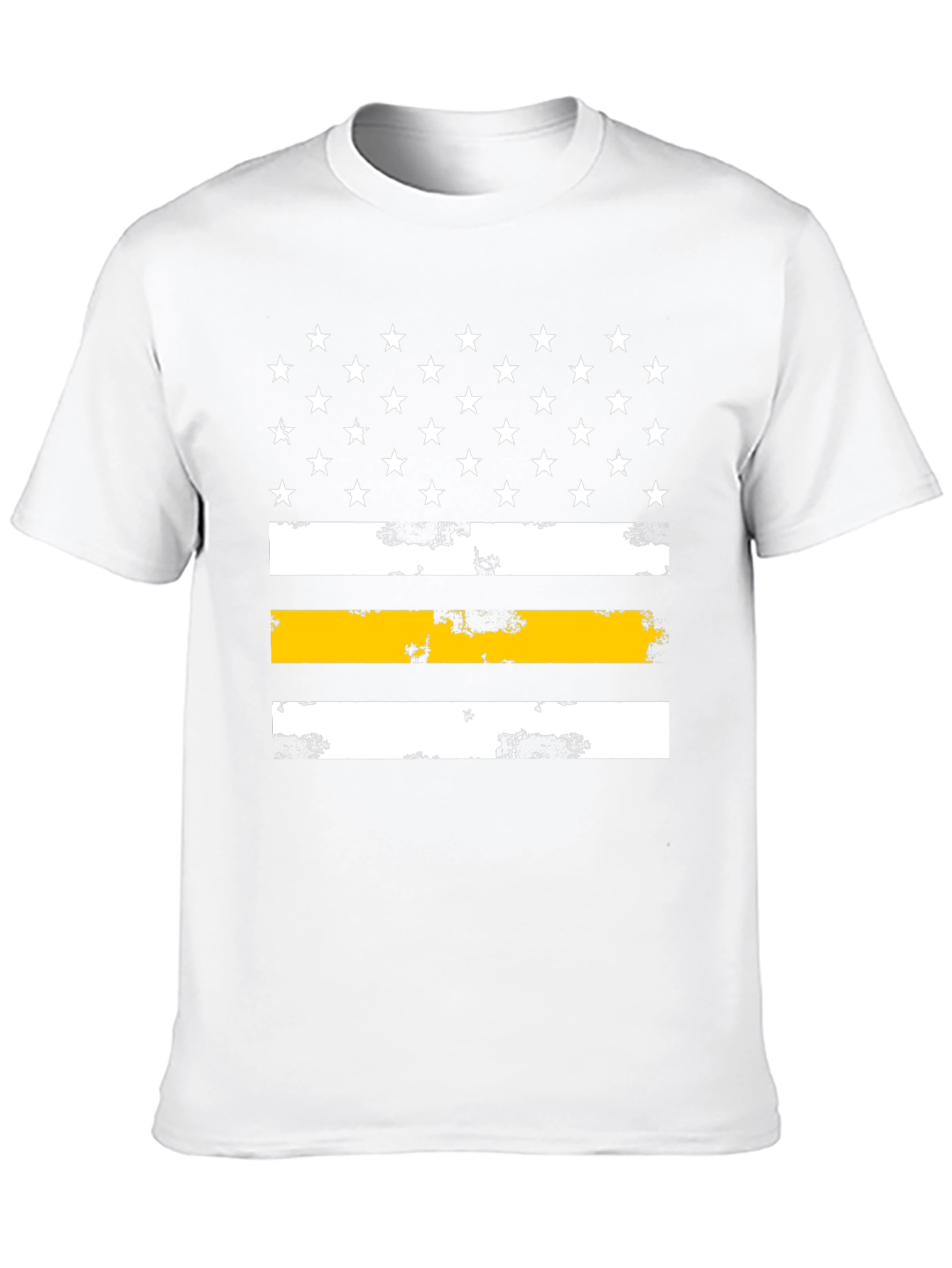 Thin Yellow Line American Flag Graphic Tee