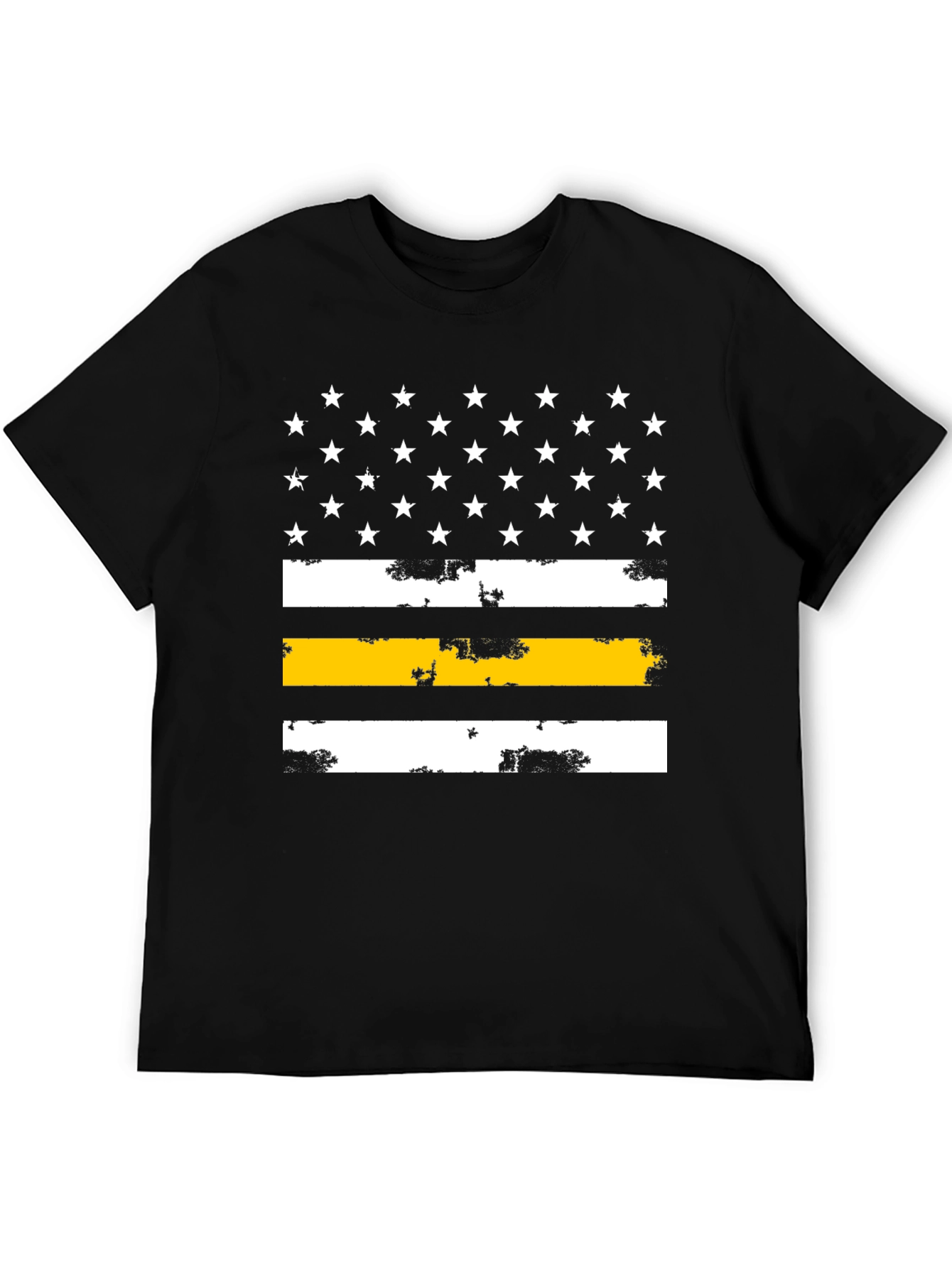 Thin Yellow Line American Flag Graphic Tee