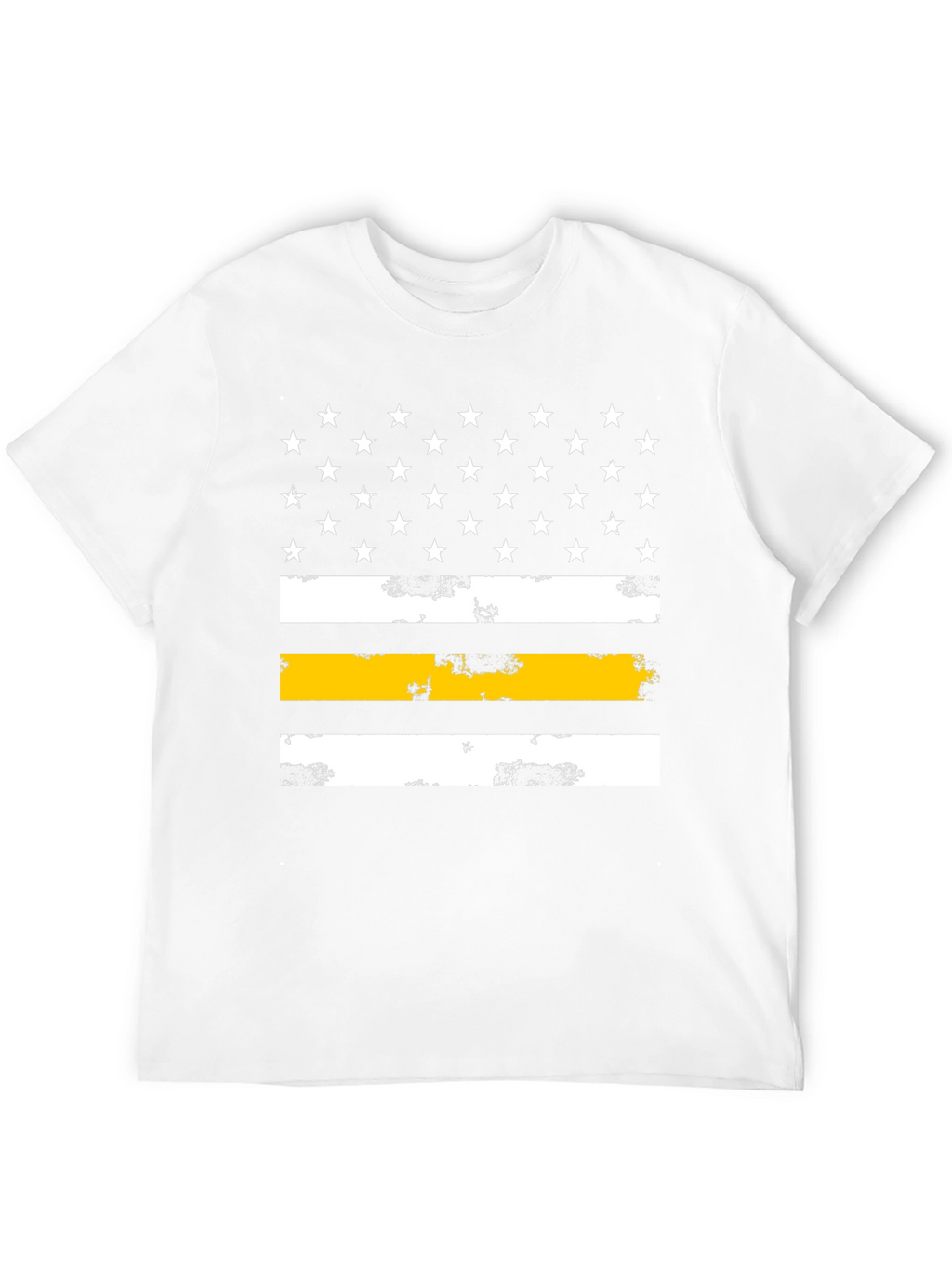 Thin Yellow Line American Flag Graphic Tee